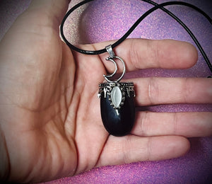 Black onyx necklace