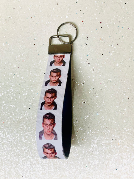Crybaby walker wristlet keychain