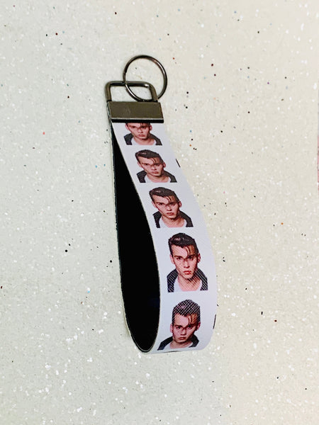 Crybaby walker wristlet keychain