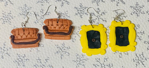 Clay Friends inspired earrings